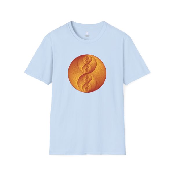 Softstyle T-Shirt: Binary Medallion Red - Image 4