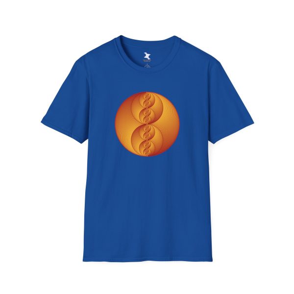 Softstyle T-Shirt: Binary Medallion Red - Image 5