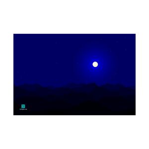 Poster: Nowhere-Differentiable Moon