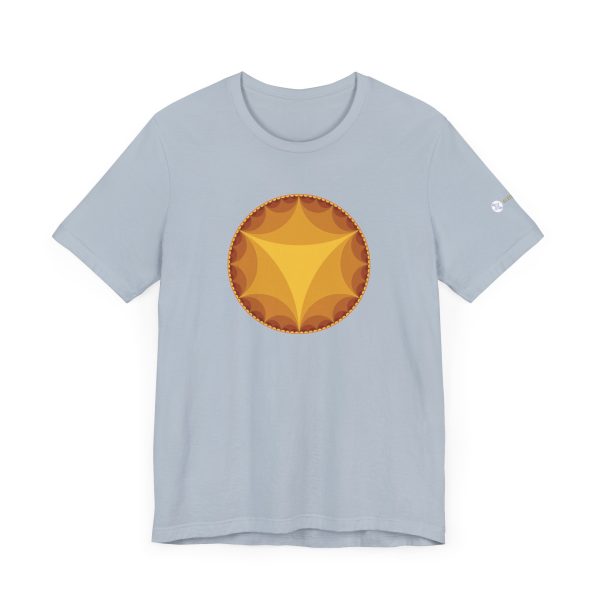 Unisex Tee: Ideal Triangles Warm - Image 5