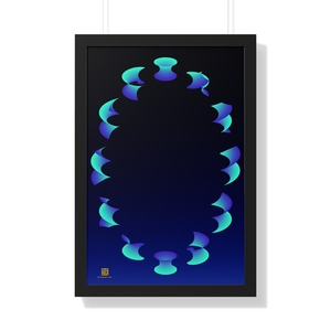 Framed Poster: Dance Phosphor