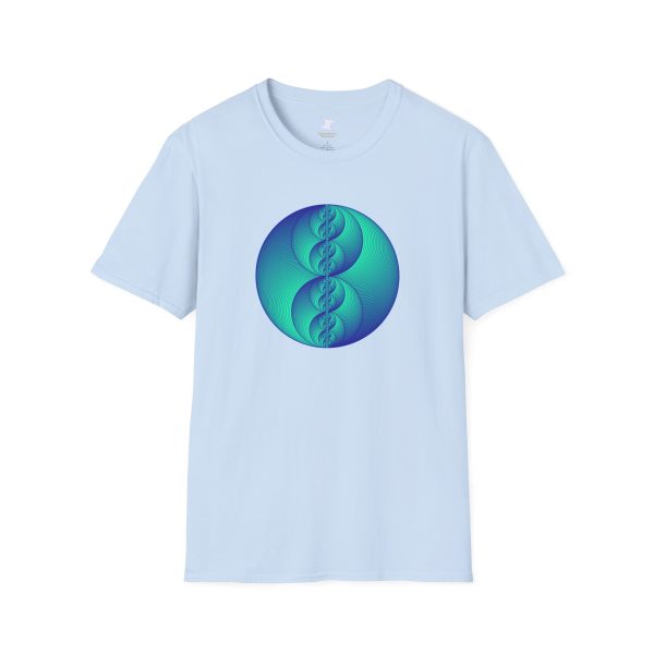 Softstyle T-Shirt: Binary Medallion Phosphor - Image 4