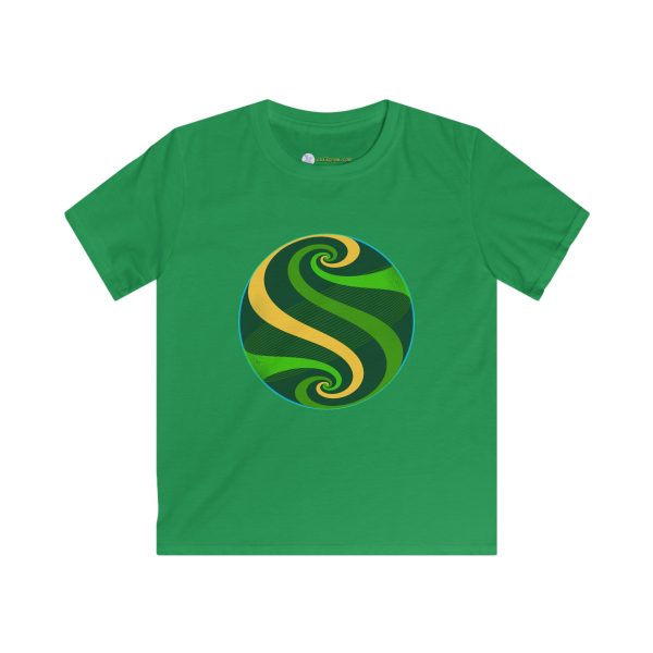 Kids Softstyle Tee: Swirl Pond - Image 3
