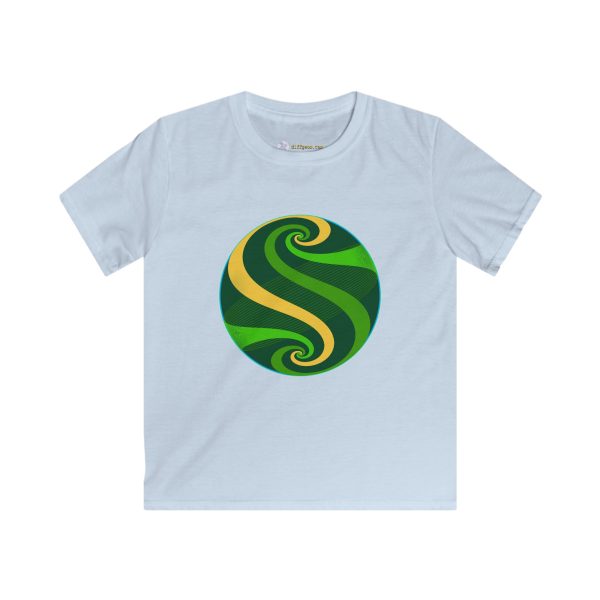 Kids Softstyle Tee: Swirl Pond - Image 4