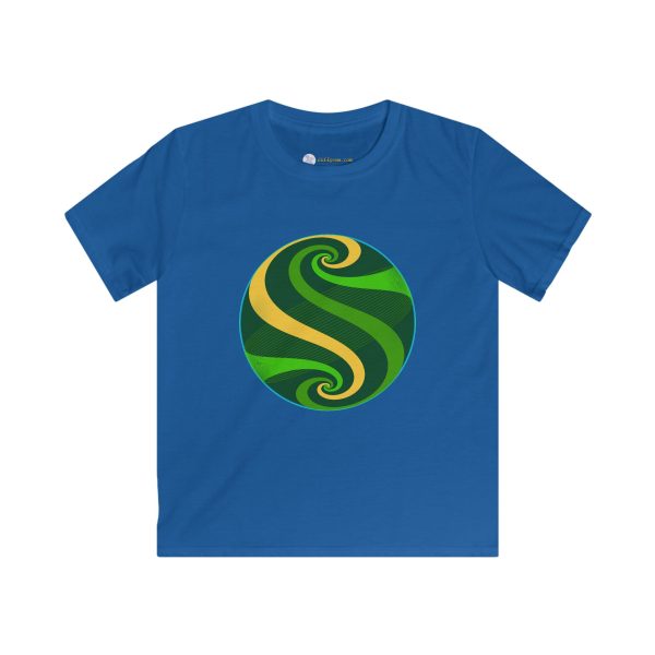 Kids Softstyle Tee: Swirl Pond - Image 5