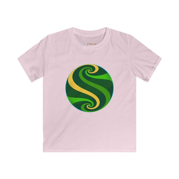 Kids Softstyle Tee: Swirl Pond - Image 6