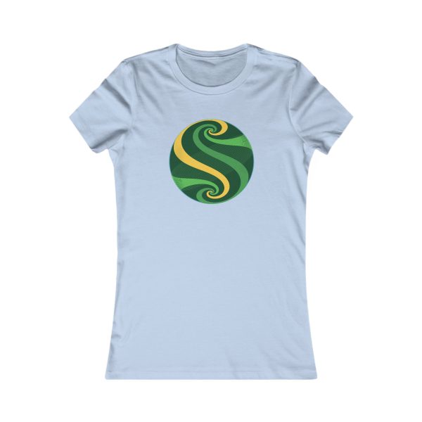 Women's Favorite Tee: Swirl Pond - Image 4