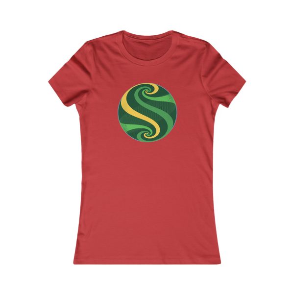 Women's Favorite Tee: Swirl Pond - Image 5