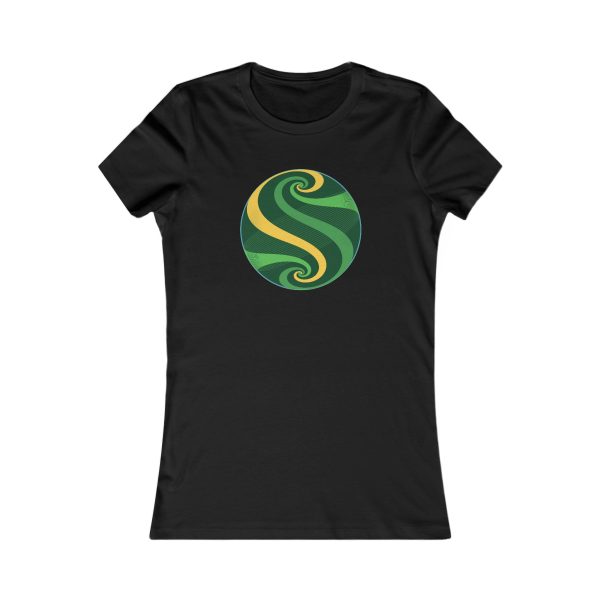 Women's Favorite Tee: Swirl Pond - Image 7