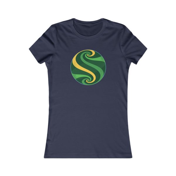 Women's Favorite Tee: Swirl Pond - Image 9