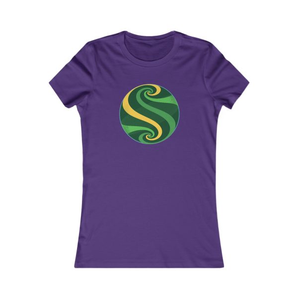 Women's Favorite Tee: Swirl Pond - Image 10