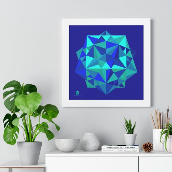 Framed Poster: Five Cubes Ocean - Image 4