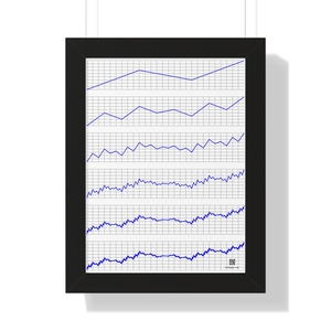 Framed Poster: Nowhere Monotone