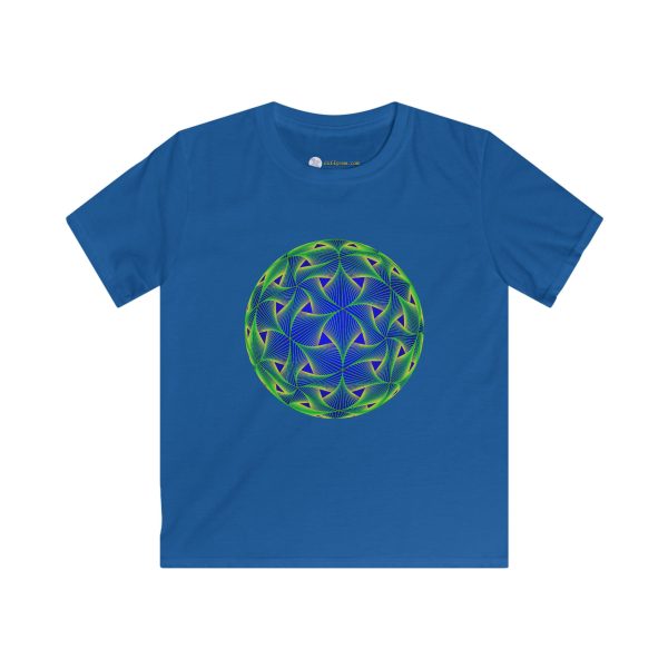 Kids Softstyle Tee: Diatom Green - Image 5