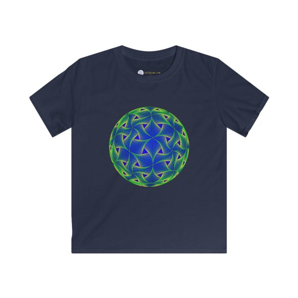 Kids Softstyle Tee: Diatom Green - Image 9