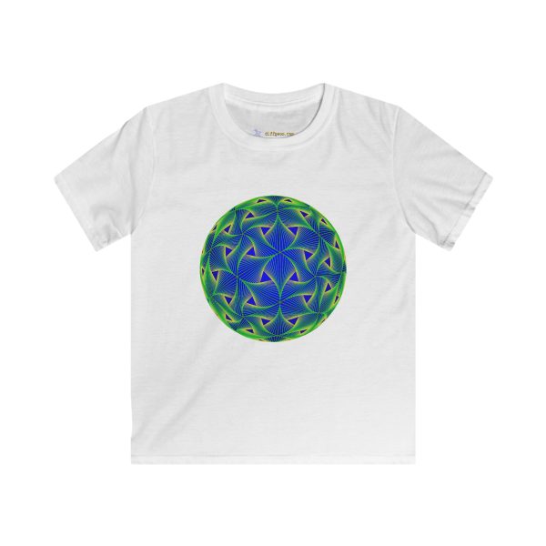 Kids Softstyle Tee: Diatom Green