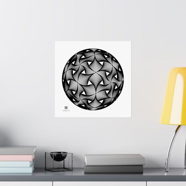 Poster: Diatom Black - Image 6
