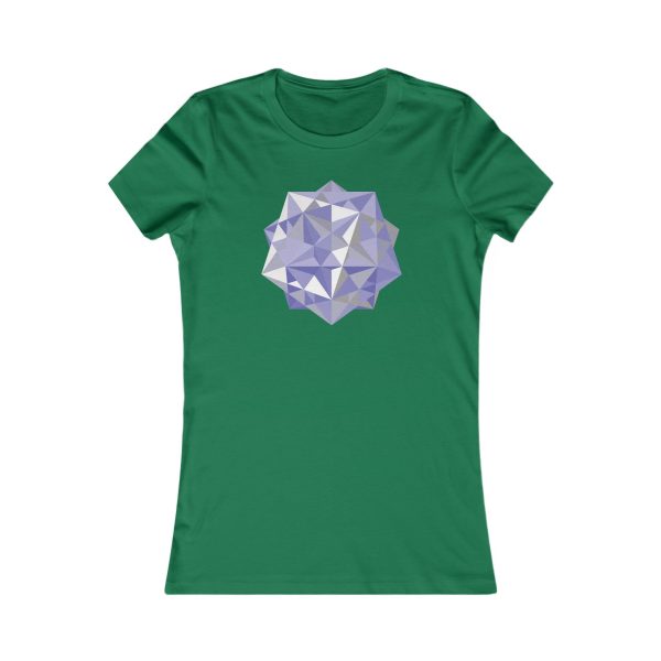 Women's Favorite Tee: Five Cubes Winter - Image 3