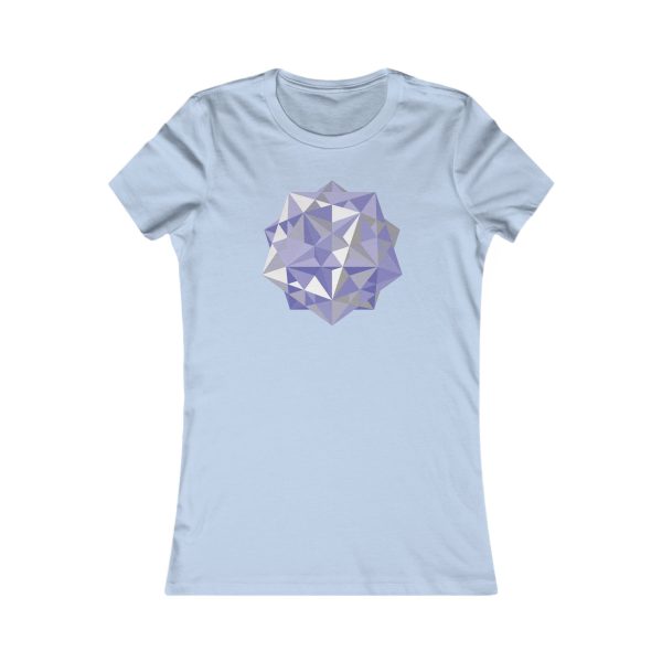 Women's Favorite Tee: Five Cubes Winter - Image 4
