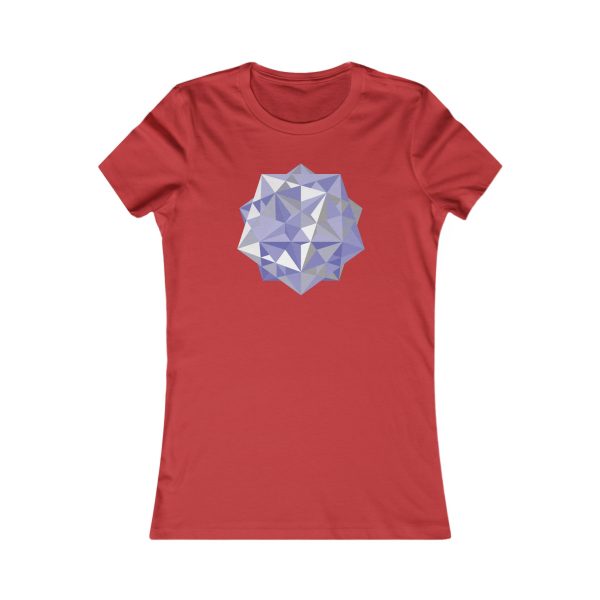 Women's Favorite Tee: Five Cubes Winter - Image 5