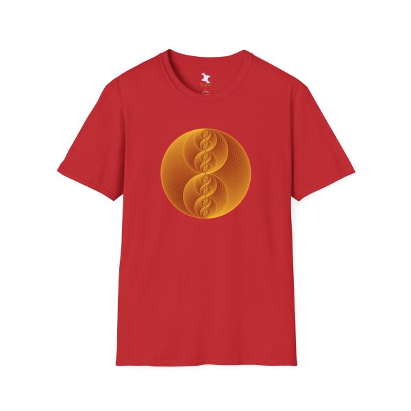 Softstyle T-Shirt: Binary Medallion Gold - Image 6