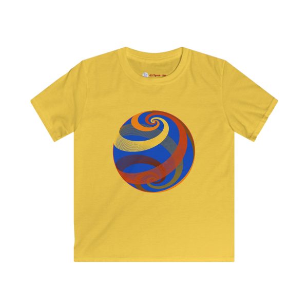 Kids Softstyle Tee: Loxodromes Autumn - Image 2