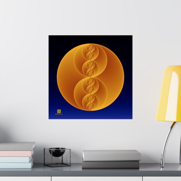 Poster: Binary Medallion Gold - Image 9