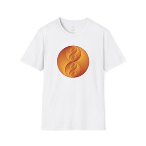 Softstyle T-Shirt: Binary Medallion Red