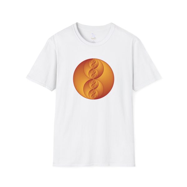 Softstyle T-Shirt: Binary Medallion Red