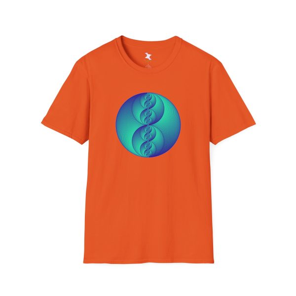 Softstyle T-Shirt: Binary Medallion Phosphor - Image 7