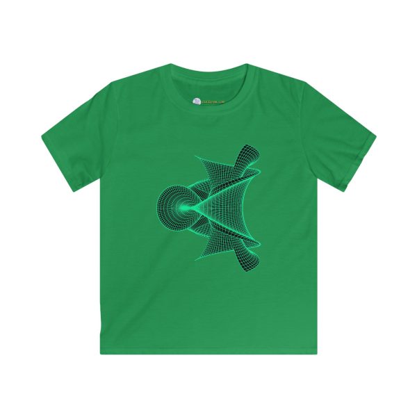 Kids Softstyle Tee: Kuen's Surface Mesh - Image 3
