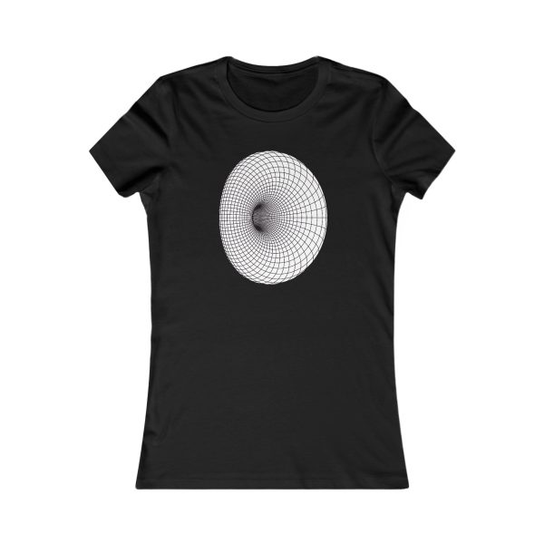 Women's Favorite Tee: Cyclide Black - Image 2