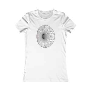 Women's Favorite Tee: Cyclide Black