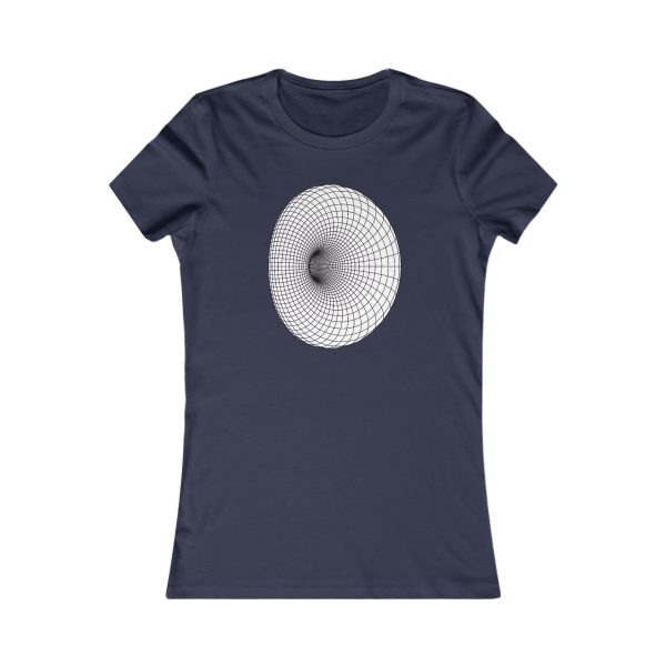 Women's Favorite Tee: Cyclide Black - Image 6