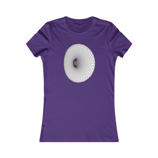 Women's Favorite Tee: Cyclide Black - Image 7