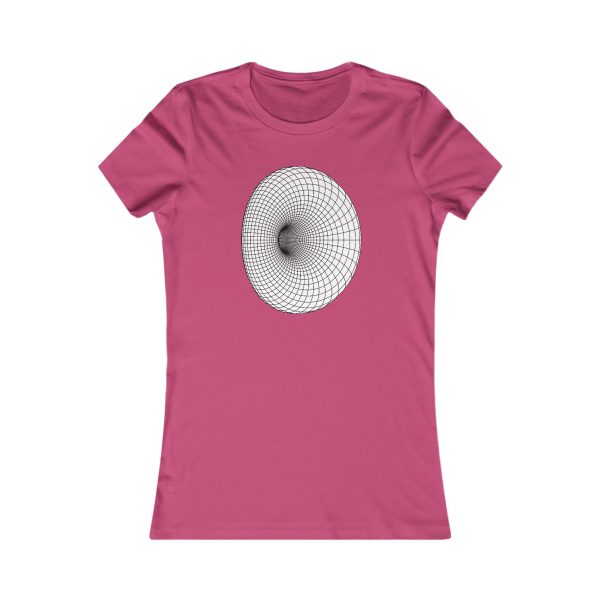 Women's Favorite Tee: Cyclide Black - Image 8