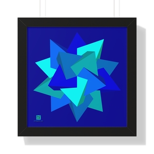 Framed Poster: Five Tetrahedra Ocean