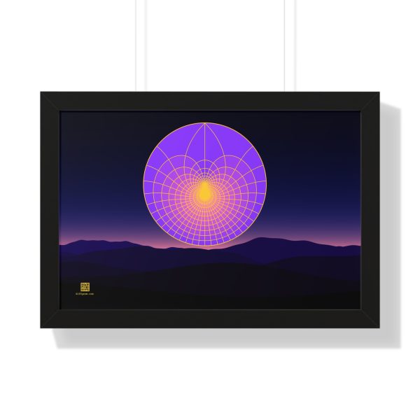 Framed Poster: Lotus Sunrise