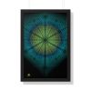 Framed Poster: Crystallogram
