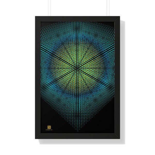Framed Poster: Crystallogram