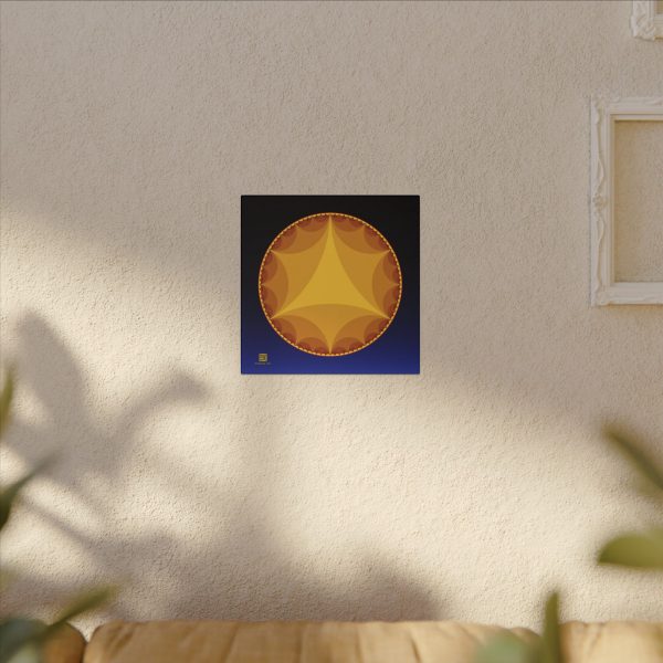 Canvas: Ideal Triangles Sunset - Image 4