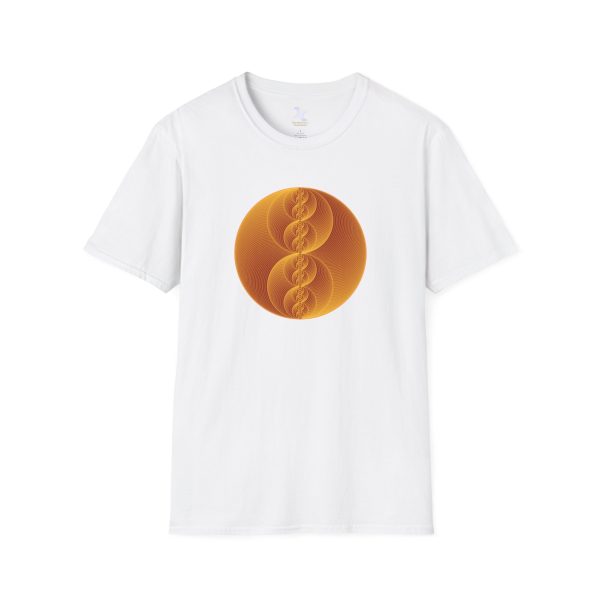 Softstyle T-Shirt: Binary Medallion Gold