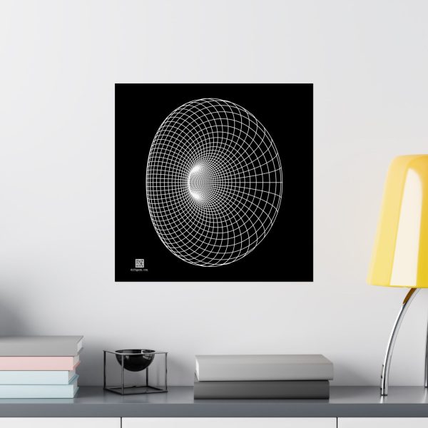 Poster: Cyclide White - Image 9