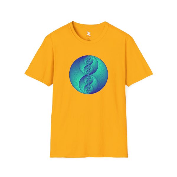 Softstyle T-Shirt: Binary Medallion Phosphor - Image 2