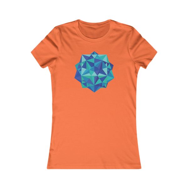 Women's Favorite Tee: Five Cubes Ocean - Image 6