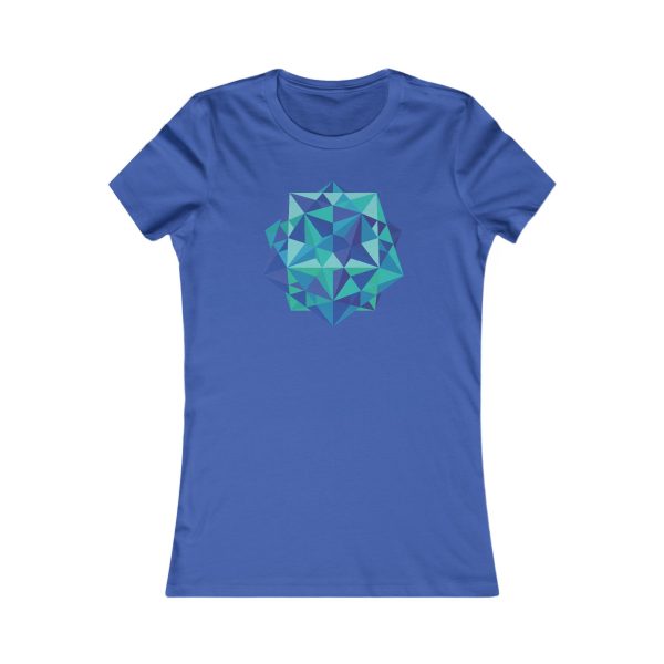 Women's Favorite Tee: Five Cubes Ocean - Image 8