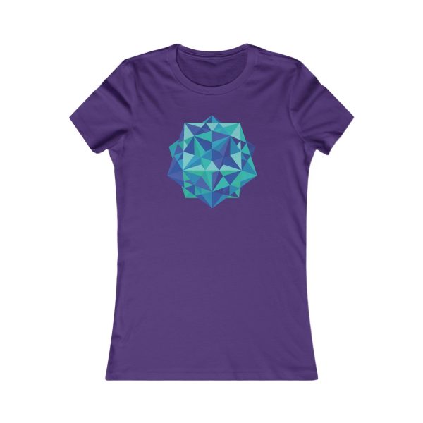 Women's Favorite Tee: Five Cubes Ocean - Image 10