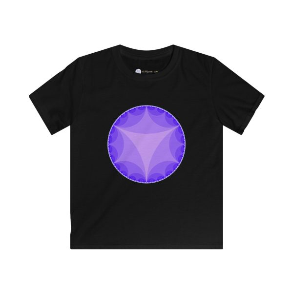 Kids Softstyle Tee: Ideal Triangles Cool - Image 8
