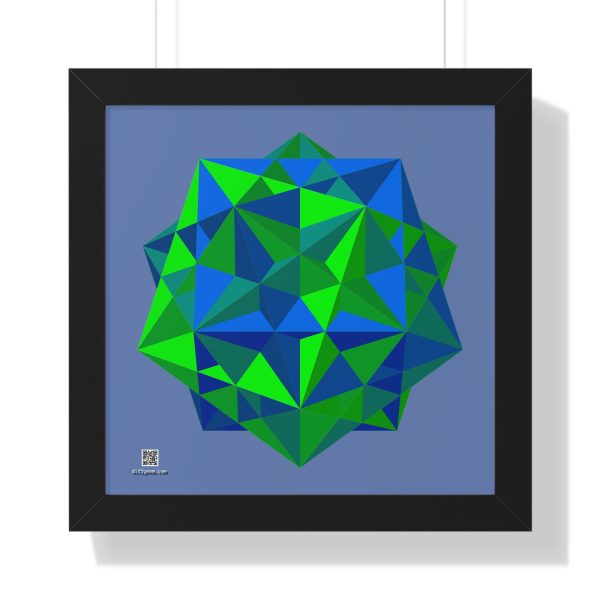 Framed Poster: Five Cubes Summer