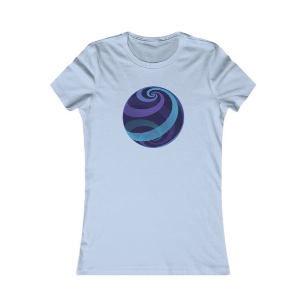 Women's Favorite Tee: Loxodromes Twilight - Image 4